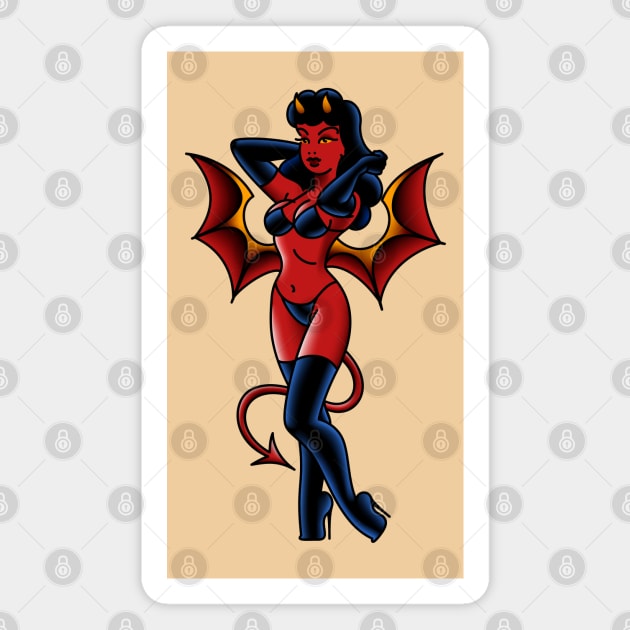 Demon Girl Magnet by OldSalt